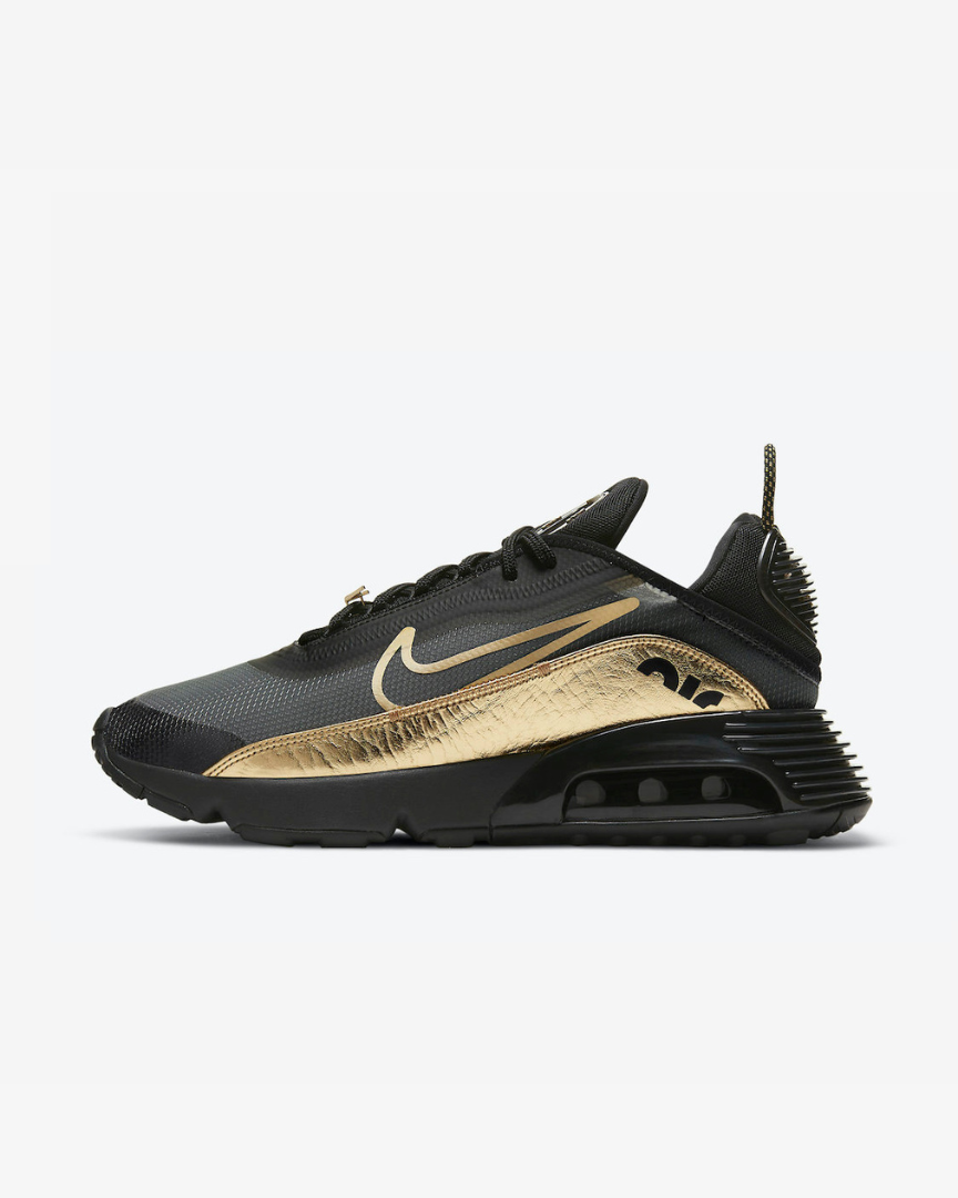 Tenis Nike Air Max 2090 Black Metallic Gold