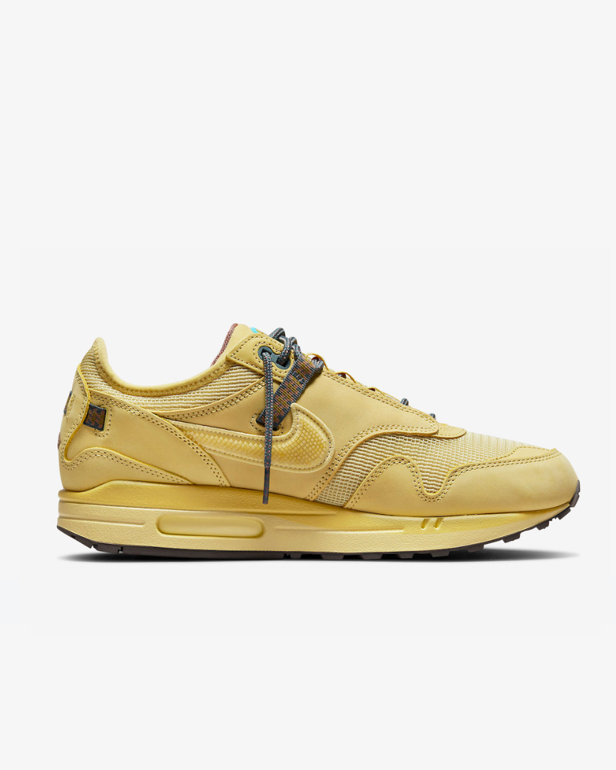 Tenis Nike Air Max 1 Travis Scott Cactus Jack Saturn Gold